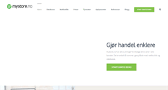 Desktop Screenshot of mystore.no