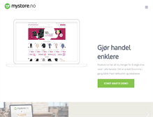 Tablet Screenshot of mystore.no